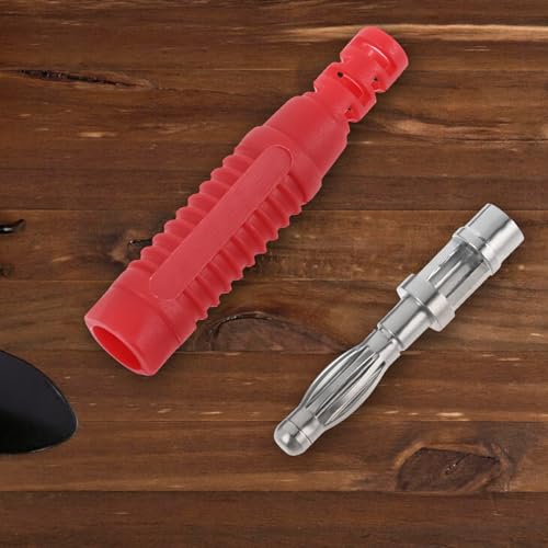 Image of Banana Plugs, 10 Pcs 4mm Insulated Banana Plug Connectors Adapters for Multimeter Test Leads Probes