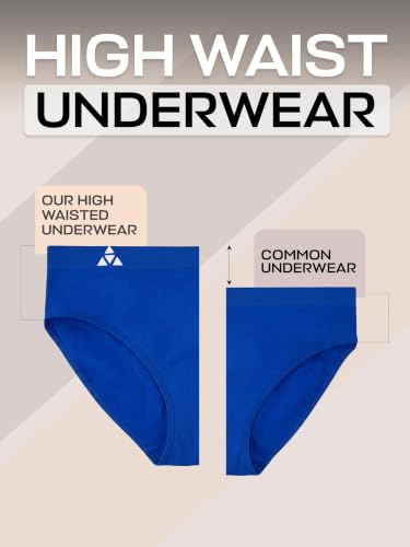 Image of Balanced Tech Moisture Wicking Underwear for Women, Seamless Workout Hipster Brief Bikini Panties