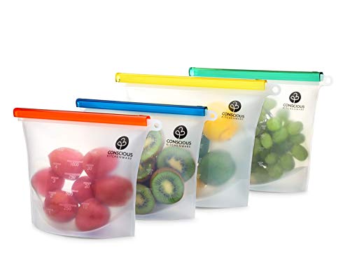 Reusable Silicone Food Storage Bags