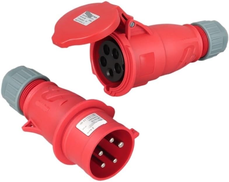 5-core 32A aviation industry and socket connector 6823TYP285/2823/5823(Concealed plug TYP585)