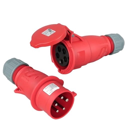 5-core 32A Aviation Industry Plug and Socket Connector 6823TYP285/2823/5823(Plug Connector Combination)