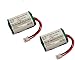 ZZcell 2-Pack Battery For SportDog 650-058 / DC-17 / SD-800 KINETIC MH120AAAL4GC Dogtra FieldTrainer SD-400, SD-800 Receiver SD-400S, WetlandHunter Camo Dog Collar 150mAh