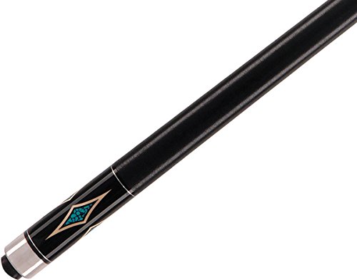 Star McDermott S17 Maple Points Turquoise Diamonds Taco de Billar miniatura 1