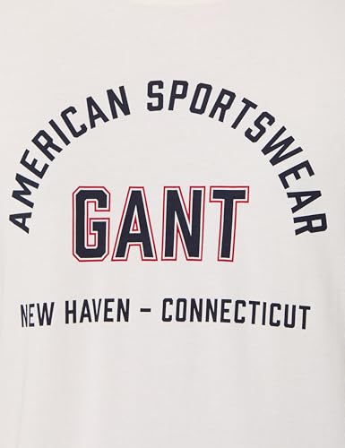 Gant Para Hombre. 2003364 Camiseta Printed Beige (Xl), Casual, AlgodóN, Manga Corta - 3