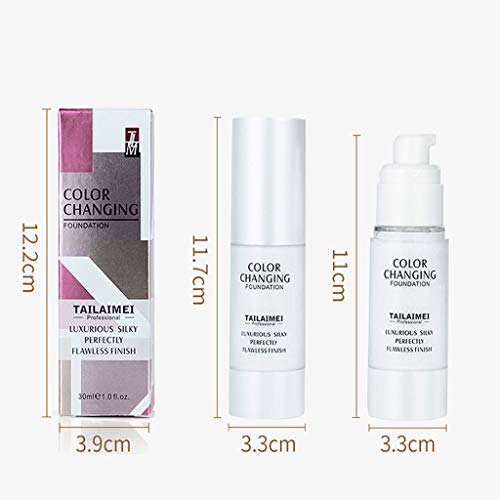 Xinda Changeing Liquid Foundation Concealer Without Dizzy Makeup TLM Color (A)