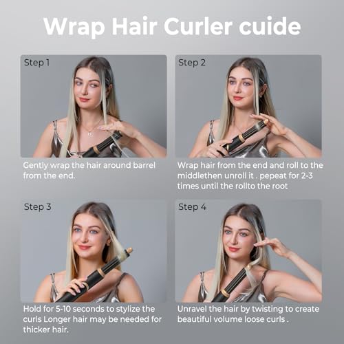 Image of Blow Dryer Brush 5 in 1,Negative Ionic Magic Hair Styler,Hair Dryer Brush with Detachable Air Styler,Hot Air Brush for Women Volumizer,Straightener,Drying