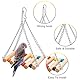 8-teiliges Vogelspielzeug Set, Papageienspielzeug, Naturholz Kauspielzeug für Käfig und Training, geeignet für Wellensittiche, Conures und Lovebirds