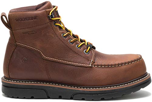 Wolverine Mens I-90 Durashocks Moc-Toe Carbonmax 6" Work Industrial Boot, Brown, 10.5 X-Wide Us #TOP1