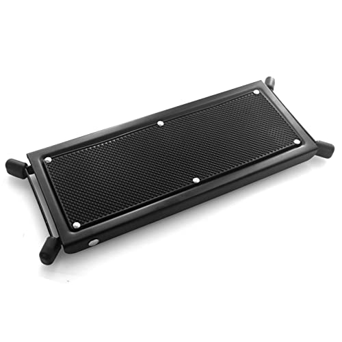 ROYHH Guitar Foot Stool 4 Position Height Adjustable Foldable Guitar Pedal Guitar Rest Step Footstool Black for Classical Guitar Player