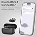 TOZO A1 Wireless Earbuds Bluetooth 5.3 Light Weight in Ear IPX5 Waterproof Headphones 2 Mic for AI Calls, Immersive Premium Sound Bass Headset with Charging Case, 32 Presets EQ Customization via App
