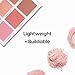 KARA BEAUTY Chic to Chic Neutral Blush Palette - 6 Matte & Satin Shades, Buildable Face Makeup for All Skin Tones | Lightweight Powder Blush for Makeup Kit, Makeup Set, Contour & Bronzer Looks