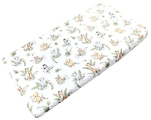 Wolkenfeld Spannbettlaken 70x140 2er Set - Musselin Baumwolle Für Babybett