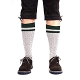 AUAUTHENTIC GERMAN/BAVARIAN LEDERHOSEN SOCKS/OKTOBERFEST STOCKINGS/TRACHTEN THERMALS SIZES 9,10,11,12,13 (12) Green