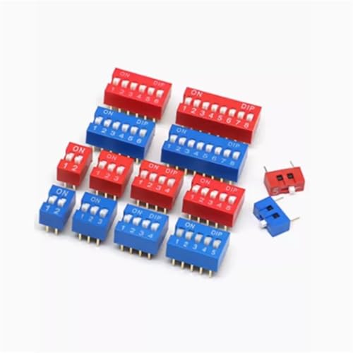 Interrupteur DIP 5 positions bleu composant pour carte électronique