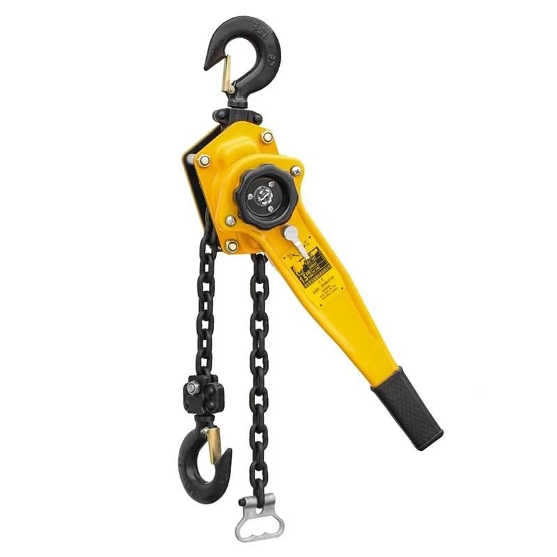 Paranco elettrico Filo manuale in acciaio al manganese Gancio per trazione manuale Strumento di sollevamento Leva Piccola catena a mano Paranco per trazione manuale 3M montacarichi da balcone(3M,1000