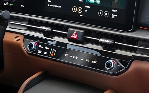BSTW Compatible con 2026 2027 Kia Sportage NQ5 & Kia EV6 Pantalla de aire acondicionado Película protectora Nano Film 6H Anti-arañazos Kia Sportage 2026 Accesorios [2 Piezas]