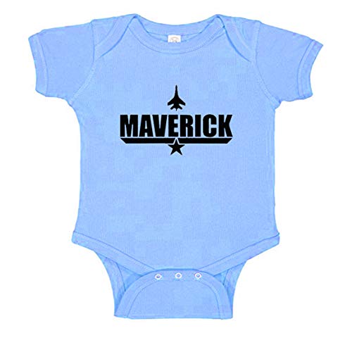 Southern Sisters Maverick Jet Fighter Pilot Baby Clothes Unisex Newborn Grey Sleeveless Cotton Onesie