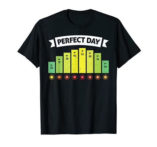 Funny Perfect Day Surfing Summer Windsurfing Kitesurfing T-Shirt