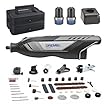 Dremel 8250 12V Cordless Rotary Tool 5.000-30.000 RPM Brushless Multitool kit with Dremel Box, 65 Accessories, 5 Attachments 2 Battery+Charger for Grinding, Drilling, Routing, Grout Removal, Engraving