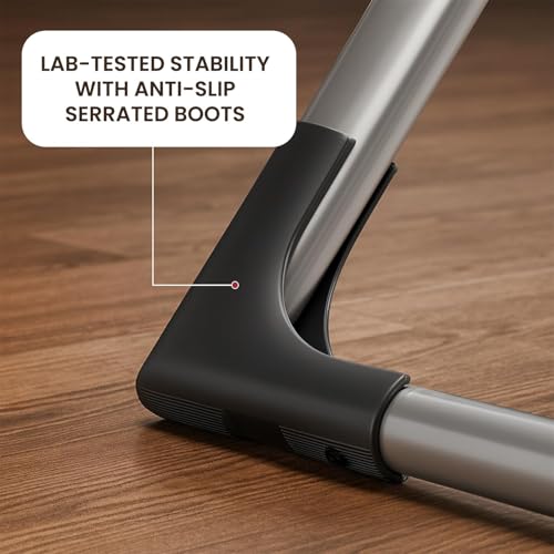 Image of ZOLMIX Wooden Ironing Board with Heat Resistant Cotton Felt, 15mm Base Table with Iron Holder, Foldable & Adjustable with Anti Slip Caps
