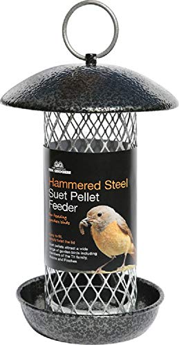 Image of Tom Chambers Hammered Steel Suet Pellet Feeder