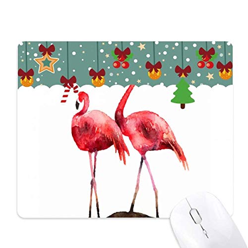 Mouse pad de flamencos en pareja, el toque de amor rojo que le falta a tu mesa