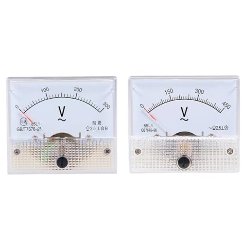 Voltmètre analogique à pointeur 85L1 indicateur tension alternative AC 0-50 V