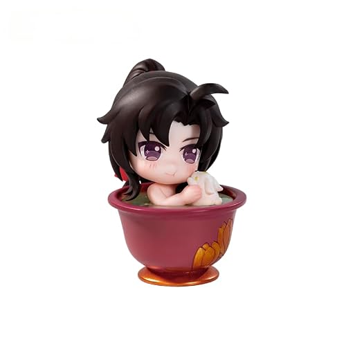 BLuxe Haven Mo Dao Zu Shi Q Version Character Figurines, PVC Anime Collectible Desktop Decorations (Wei Wuxian)