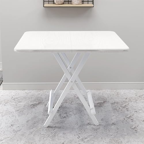 テーブル 折り畳み 木製折りたたみテーブル 天然木 白 一人暮らし 滑り止め 組み立て不要 角丸 便利 安心 完成品 おしゃれ シンプル