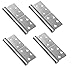 XMRISE Stainless Steel Hinges Door Connector Drawer Durable Furniture Bookcase Window Cabinet Home 4#4 Pcs