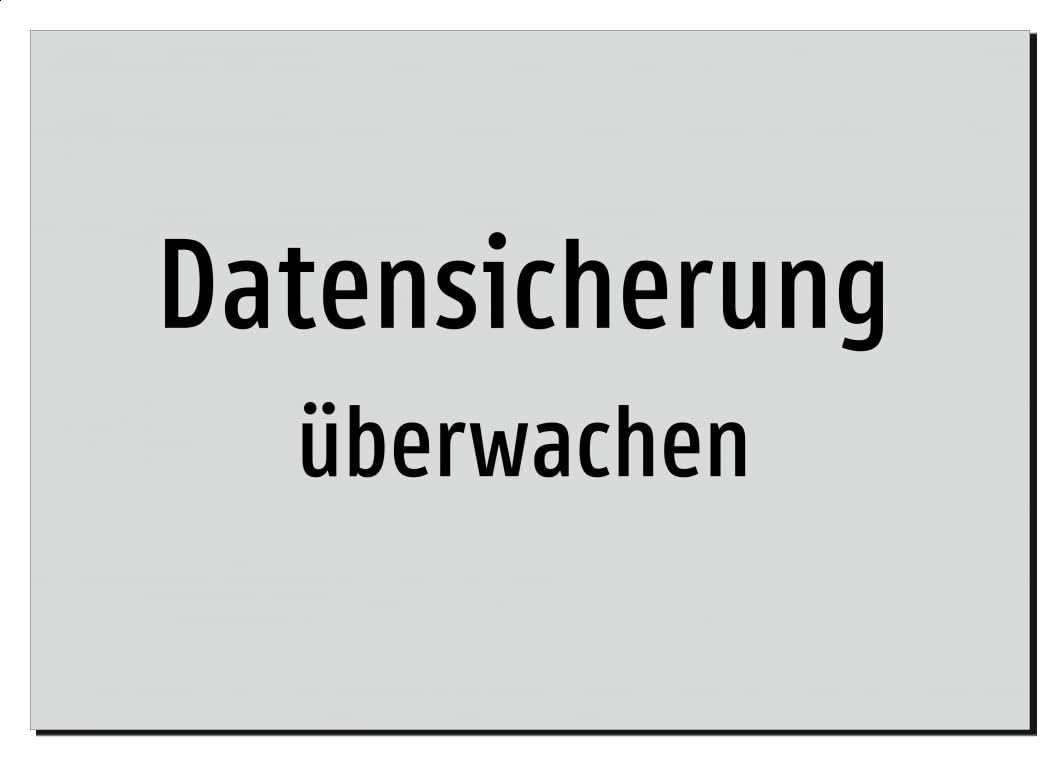 39322-DE-T-13 | Datensicherung - überwachen