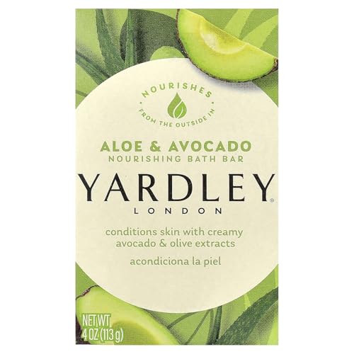 Yardley London Aloe and Avocado Naturally Moisturizing Bath Bar 4.0 oz (Pack of 6) image 4