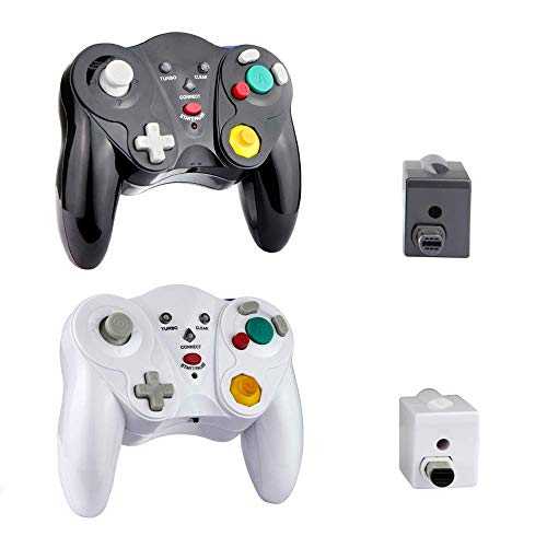 image for VTone Wireless Gamecube Controller, 2 Pieces 2.4G Wireless Classic Gam