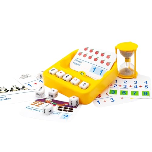 Image of Mini Steps Number Learning Flash Card Game - 2-in-1 Preschool Educational Toy for Kids, Boys & Girls (Ages 3-8)