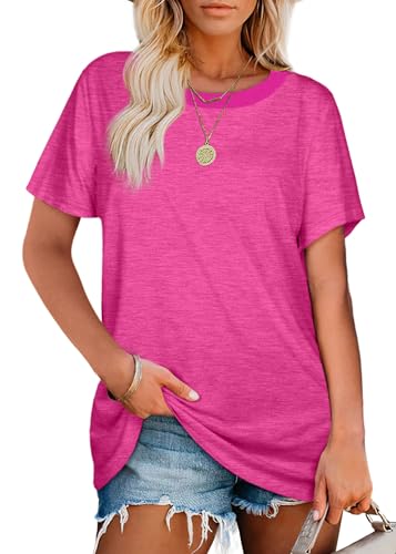 image for Jescakoo Womens Summer Pink Shirts and Blouse Fashion 2025 Trendy Shor