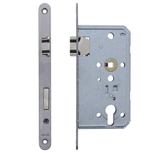 ToniTec® införingslås Soft Lock Flüsterfal 55/72/8 | Rostfritt stål stulp 20 x 235 mm links Pz (Profilzylinder)