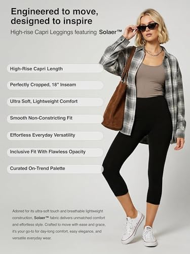 Image of Conceited High Waist Leggings in Shorts, Capri and Full Length - Buttery Soft - 3 inch High Waistband - Regular and Plus Size