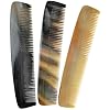 znatoo Pettine in vero corno (19 cm di lunghezza, colore chiaro)