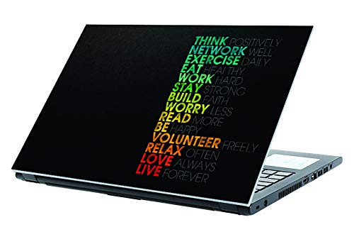 Namaste Home Laptop Skin 14 inch - Motivational Quotes Theme Laptop Sticker/Cover in HD Quality | Stay Inspired Everywhere (Think) (B08TRDQWXC) Amazon Price History, Amazon Price Tracker