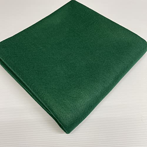 Material de tela de fieltro acrílico verde botella para manualidades y manualidades, para costura,...