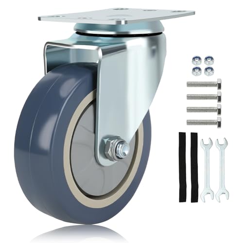 Front 4 inch Quiet Hoverboard Wheel Hoverboard Seat Attachment