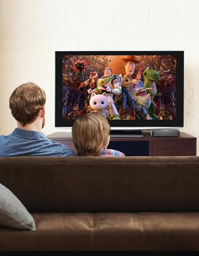 Reproductor Blu Ray Player 1080P Blu Ray Disc Player para cine en casa reproduce todos los DVD y Blu Rays región B 2 a partir de soporta USB Stick de 128 GB con salida HDMI y AV, incluye convertidor - imagen 7