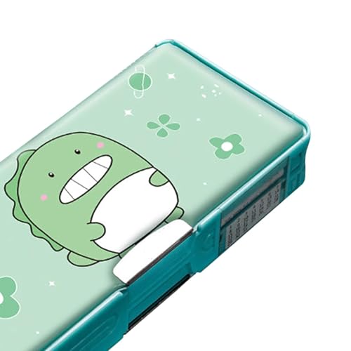 Image of DEOXY Multifunctional Pencil Box, Dino, Kids Pencil Box for Boys & Girls, Magnetic, Pop up Pencil Box, Space Theme Return Gifts(KBX-7069-DR)