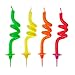 Produktbild DekoHaus Twisted Geburtstagskerzen, Farbmischung, 4 Stück, 8cm