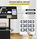 VEVOR Vinyl Schneideplotter 720 mm Folienschneider Schnittgeschwindigkeit 800 mm/s Max. Schnittstärke 3 mm LCD-Anzeige Schrittmotor Schneide Druck Plotter Halbautomatisch 19,7 kg 375mm Cutter Schwarz