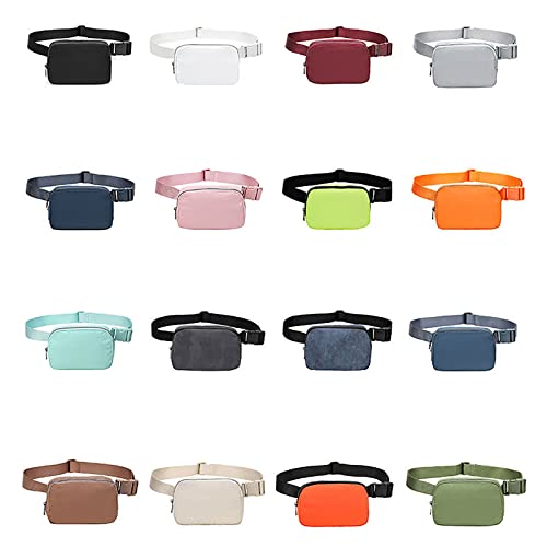 Pochete transversal para homens e mulheres, pochete à prova d'água mini bolsa de cinto para treino,