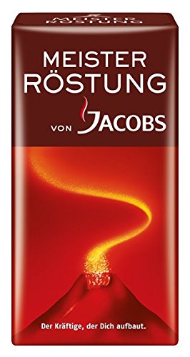 Jacobs Café filtre, torréfaction foncée, café moulu, torréfié en Allemagne, idéal pour machine à café filtre et presse française, intensité 9/10, 500 g