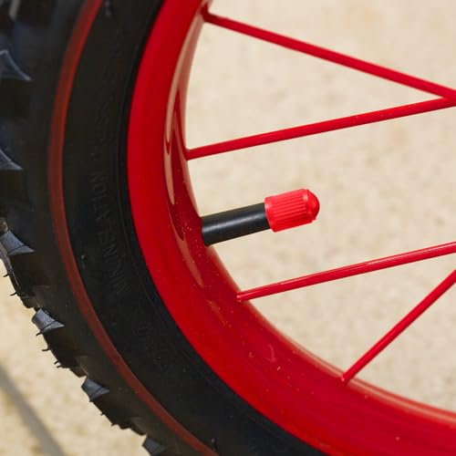 Image of Outus 20 Pack Tyre Valve Dust Caps for Car, Motorbike, Trucks, Bike, Bicycle (Red)