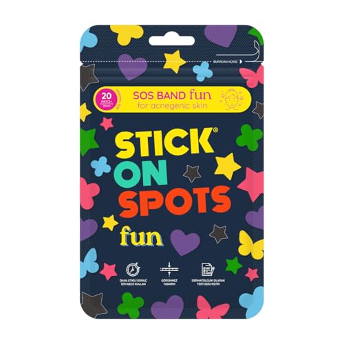 Sos Band Fun Pimple Patch Hidrokolloid Sivilce ve Akne Bandı 20 Adet