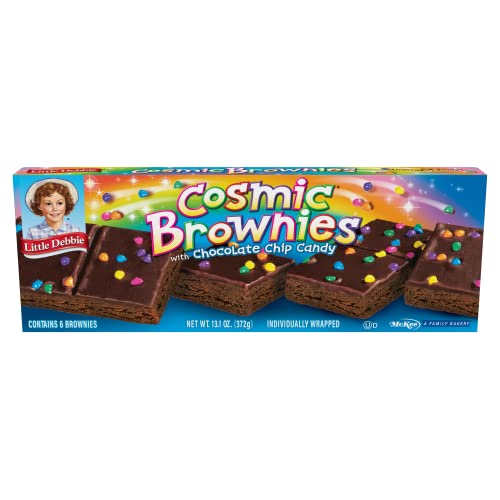 Little Debbie Variety Pack - Zebra Cakes (1 Box), Cosmic Brownies Honey Buns Swiss Rolls and Oatmeal Creme Pies (2 Boxes), of 6